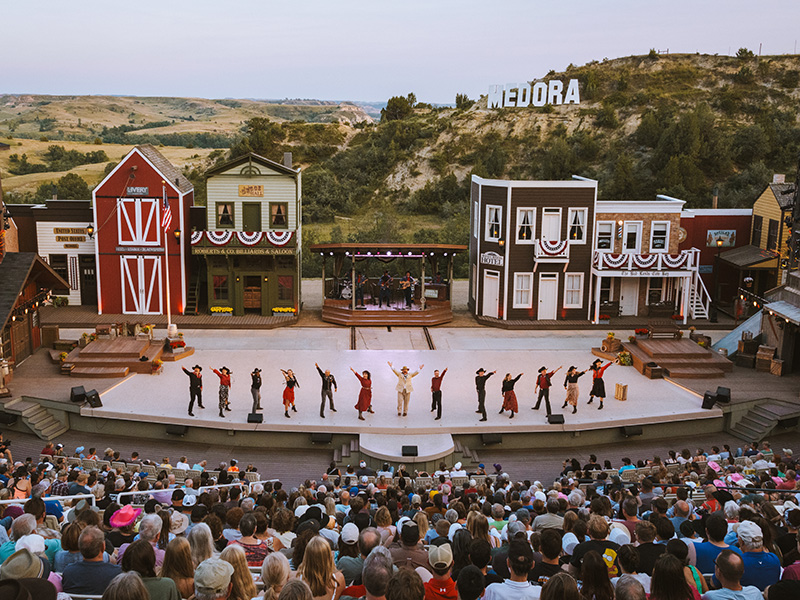Performers at the Medora Musical