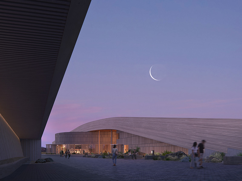 Rendering of The Library