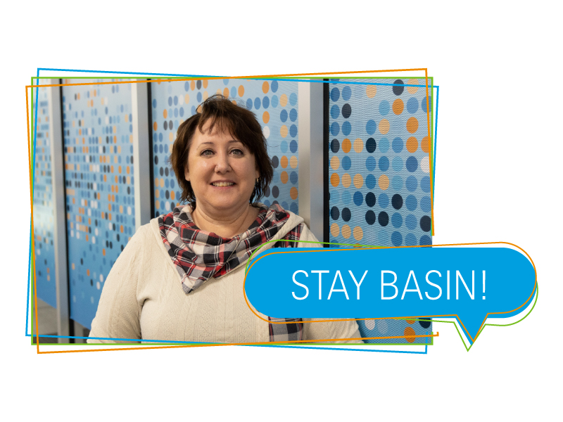 LaDonna Carpenter in corporate office