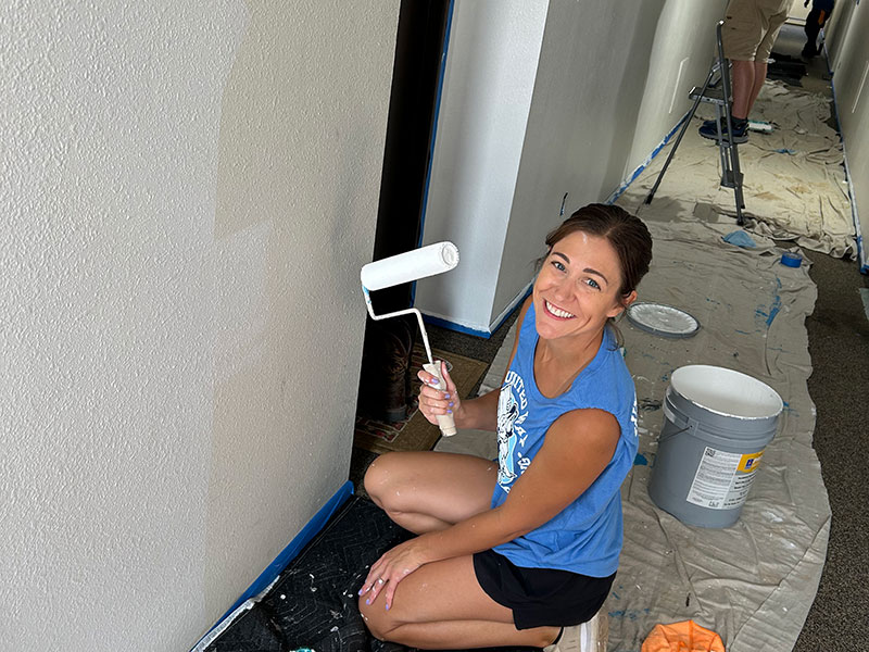 Day of Caring painting