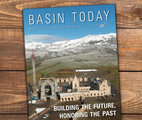Cover of winter issue of Basin Today