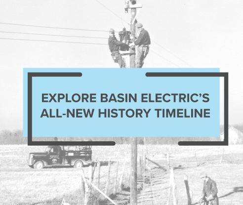 Old photo showing linemen