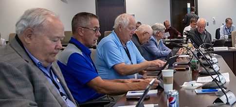directors in board meeting