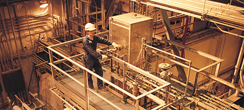 archive interior of power plant