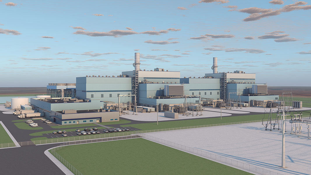Artist rendering of Bison Generation Station